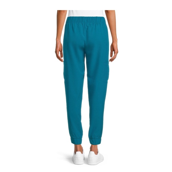Hanes ComfortFit Stretch Women’s scrubs set XS Teal - Picture 7 of 10